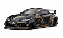 Product 1:18 | Solido SO1815504 | LB Performance Toyota GT Supra LBWK Black and Gold JSP Tribute 2025