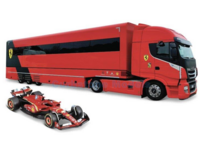 Product 1:43 | Bburago 18-36867 | Ferrari IVECO S-Way 570 2023 #16 #55 - C.Leclerc