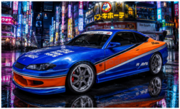 Product 1:18 | Solido SO1812205A | Nissan Silvia Spec-S (S15) | The Fast and the Furious Tokyo Drift 2006