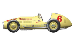 Product 1:43 | Tameo TMK441 | Ferrari 374 Indianapolis Grant Piston Ring 1952 #6 - J.Parsons