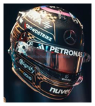 Product 1:5 | Spark 5HF236 | Bell Helmet | Petronas Mercedes AMG F1 Team 2025 #63 - G.Russell