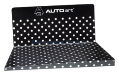 Product 1:18 | Autoart 98099 | Display Presentatie standaard Zwart 2010