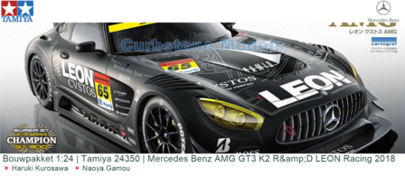 Bouwpakket 1:24 | Tamiya 24350 | Mercedes Benz AMG GT3 K2 R&amp;D LEON Racing 2018