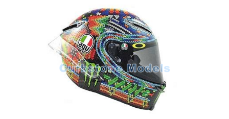 Helm 1:8 | Minichamps 399180066 | AGV Helmet 2018 #46 - Rossi
