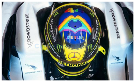 Helm 1:5 | Spark 5HF082 | Bell Helmet | Mercedes AMG F1 2022 #44 - Hamilton