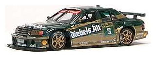 Modelauto 1:43 | Minichamps 430933240 | Mercedes Benz 190 E | AMG 1993 #3 - K.Thijm