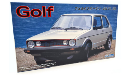 Bouwpakket 1:24 | Fujimi Mokei 12609 | Volkswagen Golf 1 Gti Silver