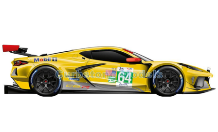 Modelauto 1:43 | Spark S8644 | Chevrolet Corvette C8.R | Corvette Racing 2022 #64 - A.Sims - N.Tandy - T.Milner