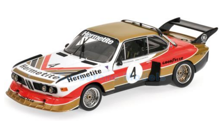 Modelauto 1:18 | Minichamps 180762004 | BMW CSL 3.5 Hermetite 1976 #4 - J.Fitzpatrick - T.Walkinshaw