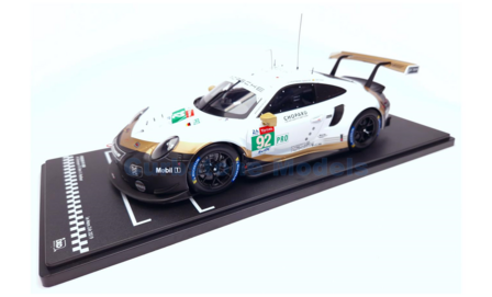Modelauto 1:18 | IXO-Models LEGT18024 | Porsche GT 911 GT3 RSR LMGTE-PRO 2019 #91 - R.Lietz - F.Makowiecki - G.Bruni