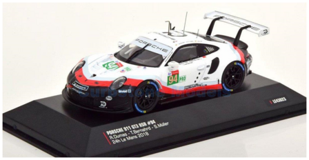 Modelauto 1:43 | IXO-Models LE43023 | Porsche 911 991 RSR 2018 #91 - -.M&uuml;ller - -.bernard Alain-Michel - L.Dumas