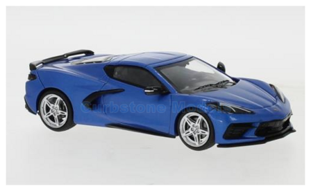 Modelauto 1:43 | IXO-Models MOC316 | Chevrolet Corvette Metallic Blue 2020