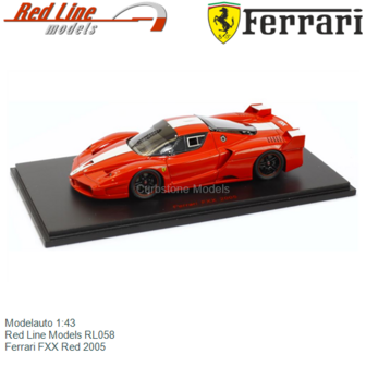 Modelauto 1:43 | Red Line Models RL058 | Ferrari FXX Red 2005