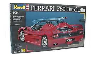 Bouwpakket 1:24 | Revell 07376 | Ferrari F50 Barchetta Rood 1995