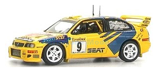 Modelauto 1:43 | Skid SKM99034 | Seat Cordoba 1999 #9 - H.Rovanper&auml; - R.Pietil&auml;inen