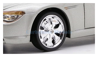 Accessoire 1:18 | BrandLess RIMS06 | Velgenset Type 2 18 Inch Spinner Chroom