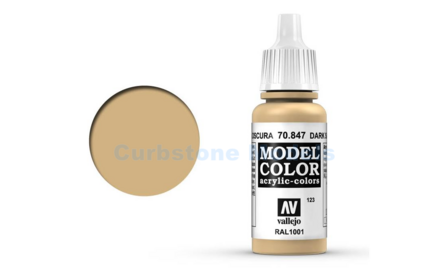  | Vallejo VAL 70847 | Acryllak Model Color Donker Zand #17ml