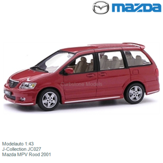 Modelauto 1:43 | J-Collection JC027 | Mazda MPV Rood 2001