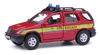 Modelauto 1:43 | Cararama 22050 | Mercedes Benz M Klasse Fire Brigade