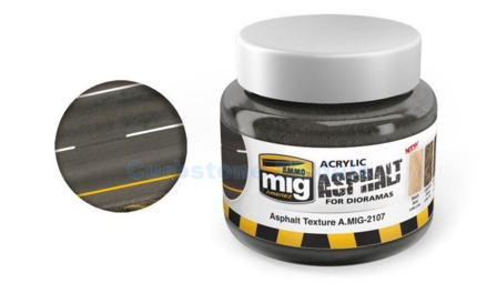  | Ammo A-MIG-2107 | Texture Asphalt for diorama Black
