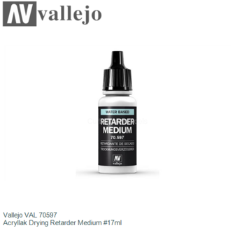  | Vallejo VAL 70597 | Acryllak Drying Retarder Medium #17ml