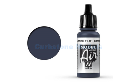  | Vallejo VAL 71071 | Acryllak Model Air Arctic Blue (Metallic) #17ml