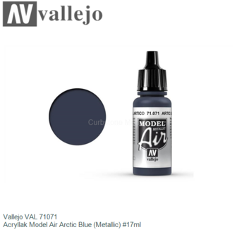  | Vallejo VAL 71071 | Acryllak Model Air Arctic Blue (Metallic) #17ml