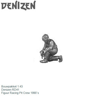 Bouwpakket 1:43 | Denizen RD41 | Figuur Racing Pit Crew 1990`s