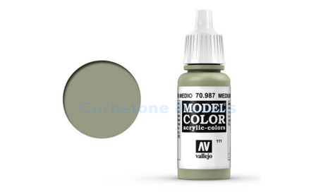  | Vallejo VAL 70987 | Acryllak Model Color Medium Grijs #17ml