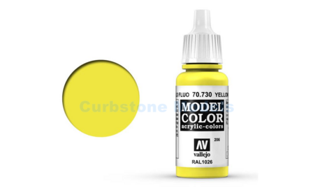  | Vallejo VAL 70730 | Acryllak Model Color Yellow Fluorescent #17ml
