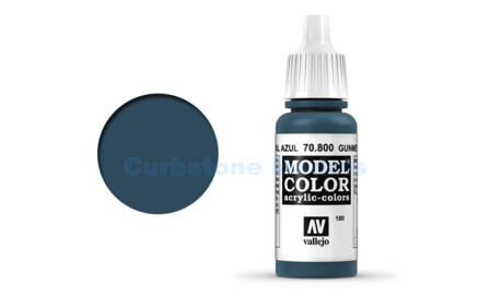  | Vallejo VAL 70800 | Acryllak Model Color Gunmetal Blue #17ml