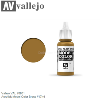  | Vallejo VAL 70801 | Acryllak Model Color Brass #17ml