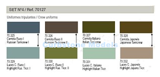  | Vallejo Val70127 | Acryllak Panzer Aces Set No 4 Tank Crew Uniform