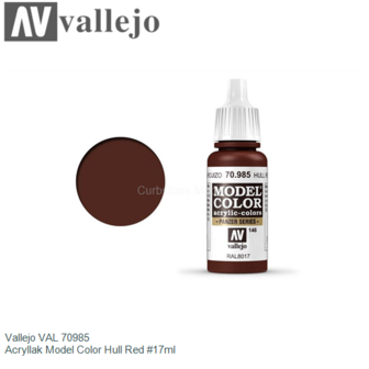  | Vallejo VAL 70985 | Acryllak Model Color Hull Red #17ml