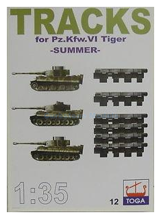 Militair voertuig 1:35 | Toga TOM 74012 | Tiger Tracks Summer