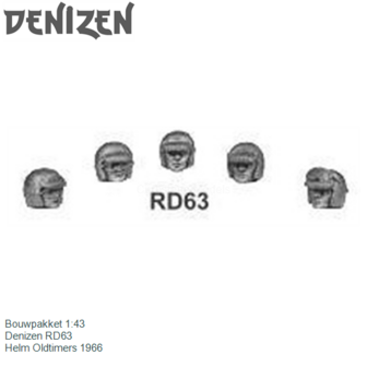 Bouwpakket 1:43 | Denizen RD63 | Helm Oldtimers 1966