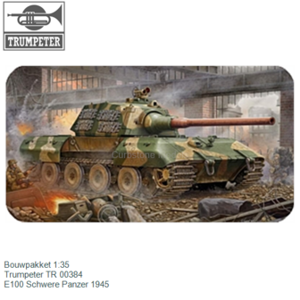 Bouwpakket 1:35 | Trumpeter TR 00384 | E100 Schwere Panzer 1945