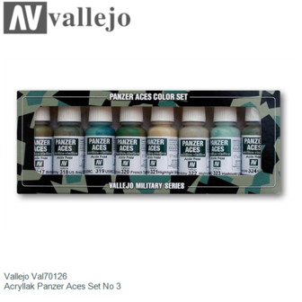  | Vallejo Val70126 | Acryllak Panzer Aces Set No 3