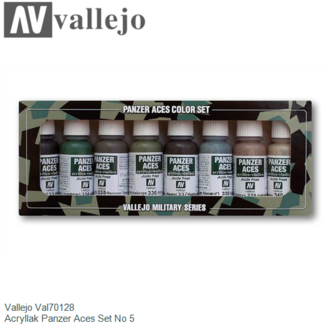  | Vallejo Val70128 | Acryllak Panzer Aces Set No 5