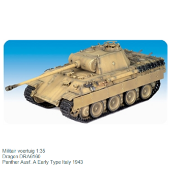 Militair voertuig 1:35 | Dragon DRA6160 | Panther Ausf. A Early Type Italy 1943