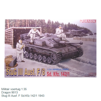 Militair voertuig 1:35 | Dragon 9013 | Stug III Ausf. F Sd.Kfz.142/1 1943