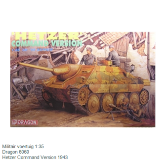 Militair voertuig 1:35 | Dragon 6060 | Hetzer Command Version 1943