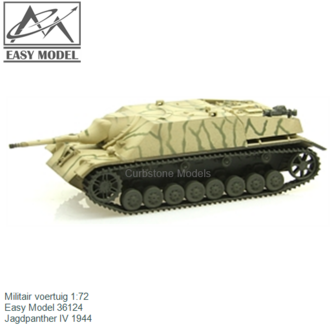Militair voertuig 1:72 | Easy Model 36124 | Jagdpanther IV 1944