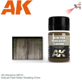  | AK Interactive AK014 | Airbrush Paint Winter Streaking Grime