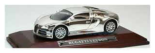 Modelauto 1:43 | Diversen A03 | Bugatti Veyron Chroom