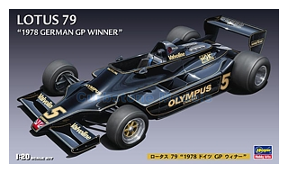 Bouwpakket 1:20 | Hasegawa HASFG3 | Lotus 79 Zwart / Goud 1978 #5 - M.Andretti