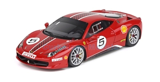 Modelauto 1:43 | BBR Models BBRC48 | Ferrari 458 Italia Challenge Rood 2010 #5