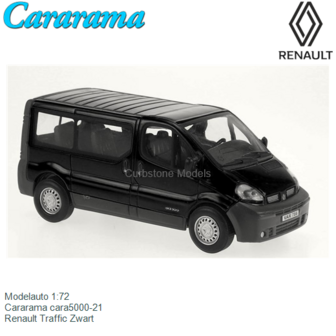 Modelauto 1:72 | Cararama cara5000-21 | Renault Traffic Zwart