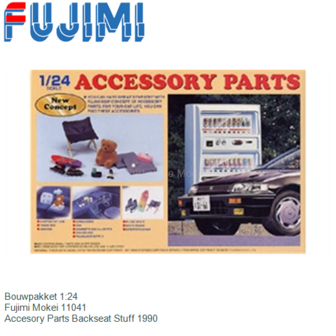 Bouwpakket 1:24 | Fujimi Mokei 11041 | Accesory Parts Backseat Stuff 1990