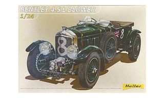 Bouwpakket 1:24 | Heller 1580722 | Bentley 4.5L Blower | Hon. Miss Dorothy Paget 1930 #8 - D.Benjafield - G.Ramponi